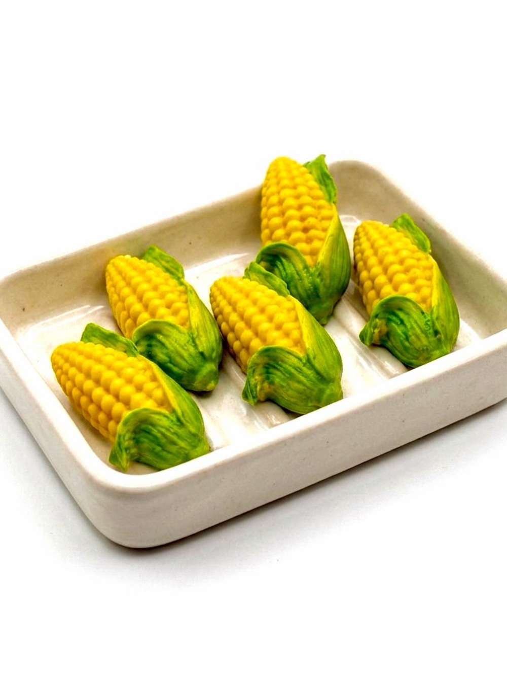 VintageBitch Gifts New Handmade Organic Corn Mini Soaps (5 Pcs) Surprise Scented